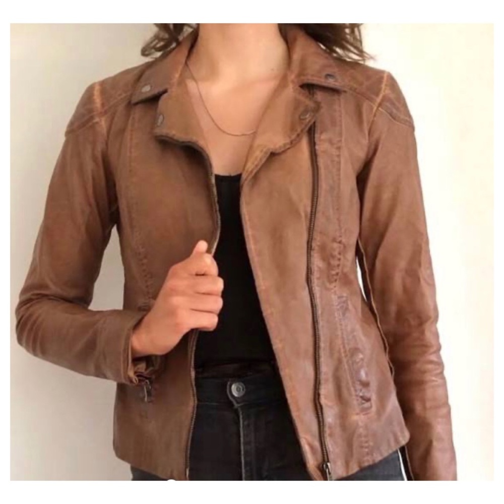 XX SOLD XX Anthropologie Vegan Leather Jacket